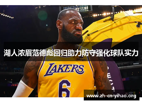 湖人浓眉范德彪回归助力防守强化球队实力